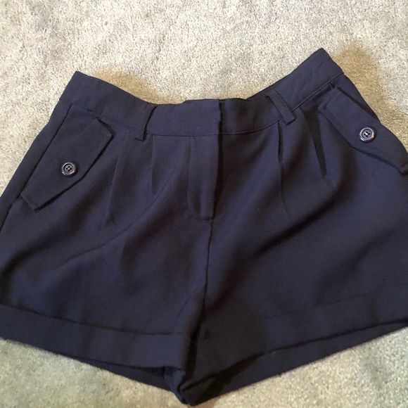 Ci Sono Shorts Navy Blue Dress Shorts Poshmark